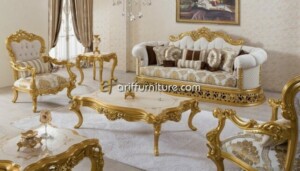 Sofa Ruang Tamu Ukir Model Klasik Mewah Jepara