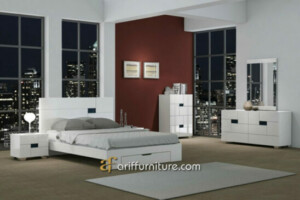 Set Kamar Tidur Minimalis Terbaru Warna Putih