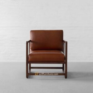 Kursi Sofa Tamu Leather Oscar Klasik Minimalis