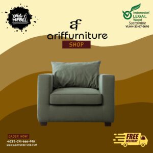 Kursi Sofa Modern Arm Chair Single Seat Minimalis
