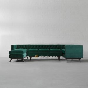 Kursi Sofa Sudut Ruang Tamu Leter L Elegant
