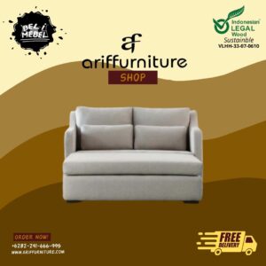 Sofa Santai Minimalis Modern Terbaru 2 Seater